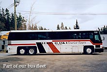Part of our bus fleet